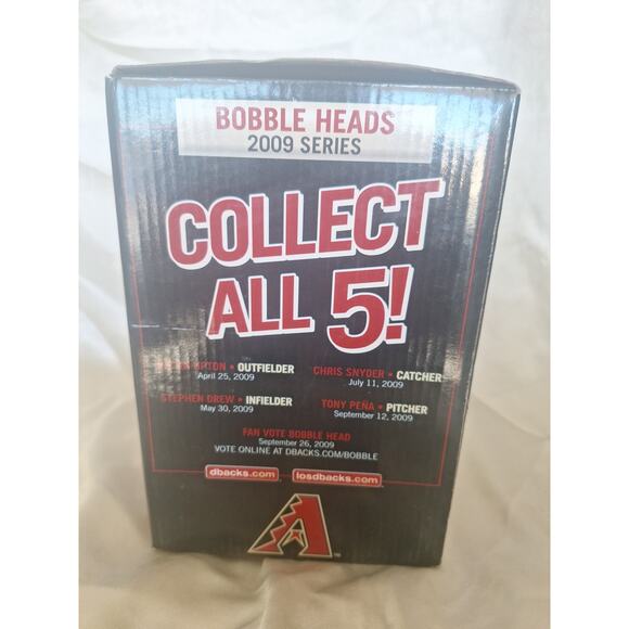 2009 Chris Snyder Arizona Diamondbacks Bobblehead Mint Figurine & Box - Picture 6 of 6